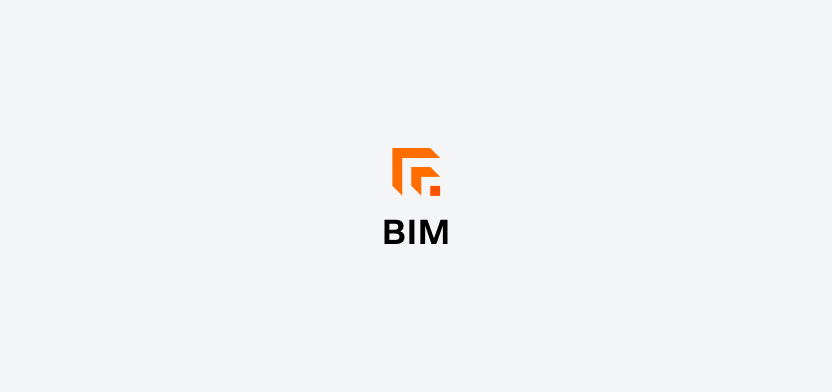 BIM vertical logo on a light gray backgroundd