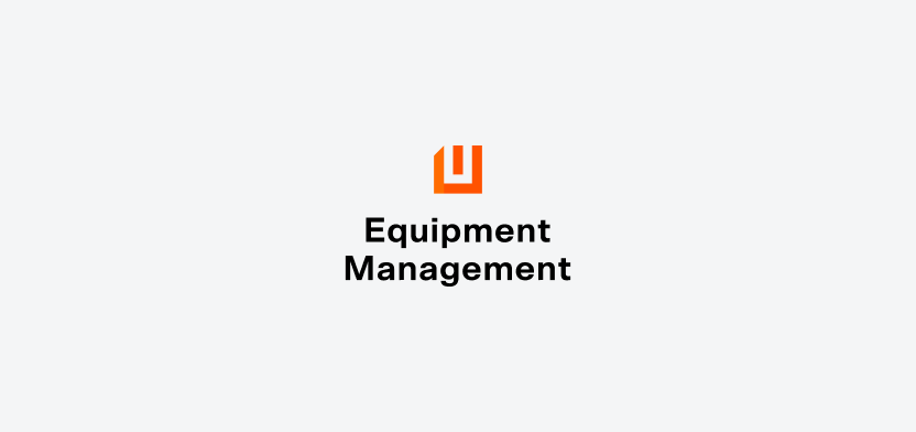 Equipment Management vertical logo on a light gray backgroundd