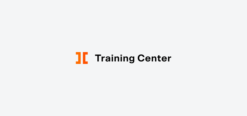 Training Center horizontal logo on a light gray background
